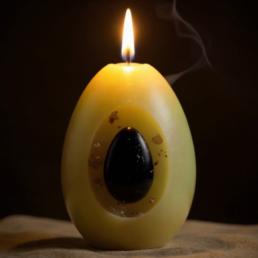 Yellow Protective Candle to Help Against Evil Eye and Ill Will – "Huevo Celestial"