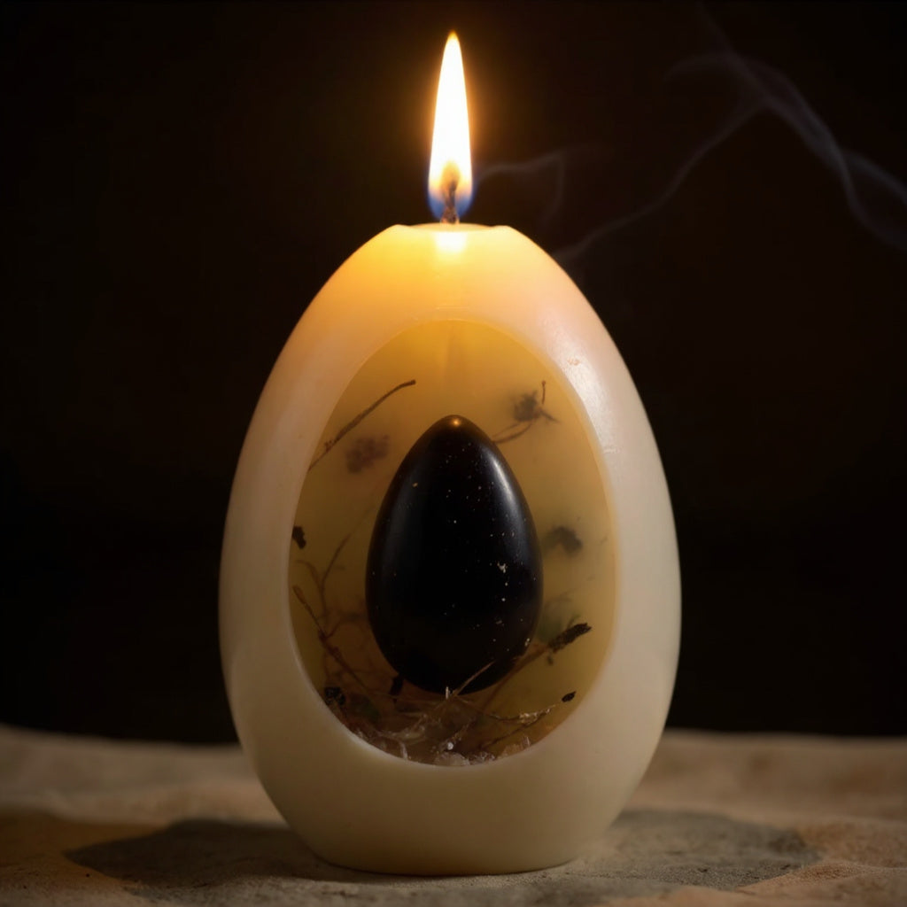 White Candle to Help to Renew Your Health and Vitality – "Huevo Celestial"