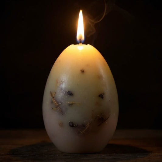 White Candle to Help to Renew Your Health and Vitality – "Huevo Celestial"
