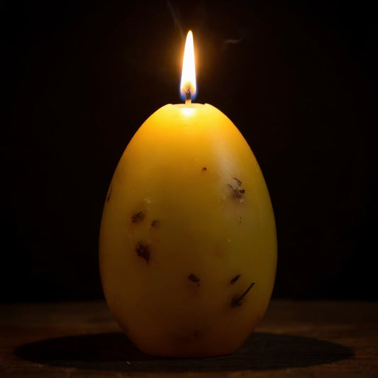 Yellow Protective Candle to Help Against Evil Eye and Ill Will – "Huevo Celestial"