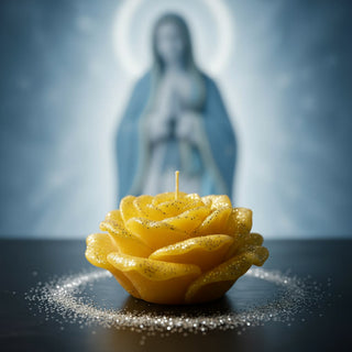 Rosa de Guadalupe - Yellow Candle